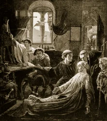 Der Tod des ehrwürdigen Beda, 735